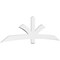 Ekena Millwork Davenport Architectural Grade PVC Gable Bracket, 108"W x 31 1/2"H x 2"D x 6"F, 7/12 Pitch GBP108X32X0206DAV00 - alternate 1